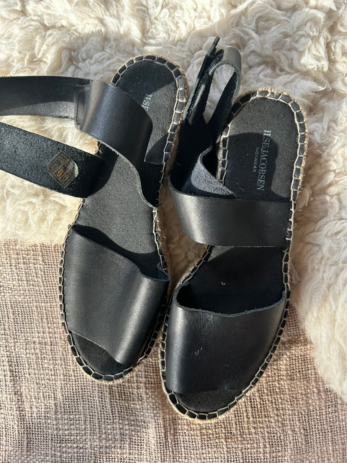 Ilse jacobsen zwart lederen sandalen mt 38 nieuw, Kleding | Dames, Ophalen, Zwart, Nieuw, Sandalen of Muiltjes