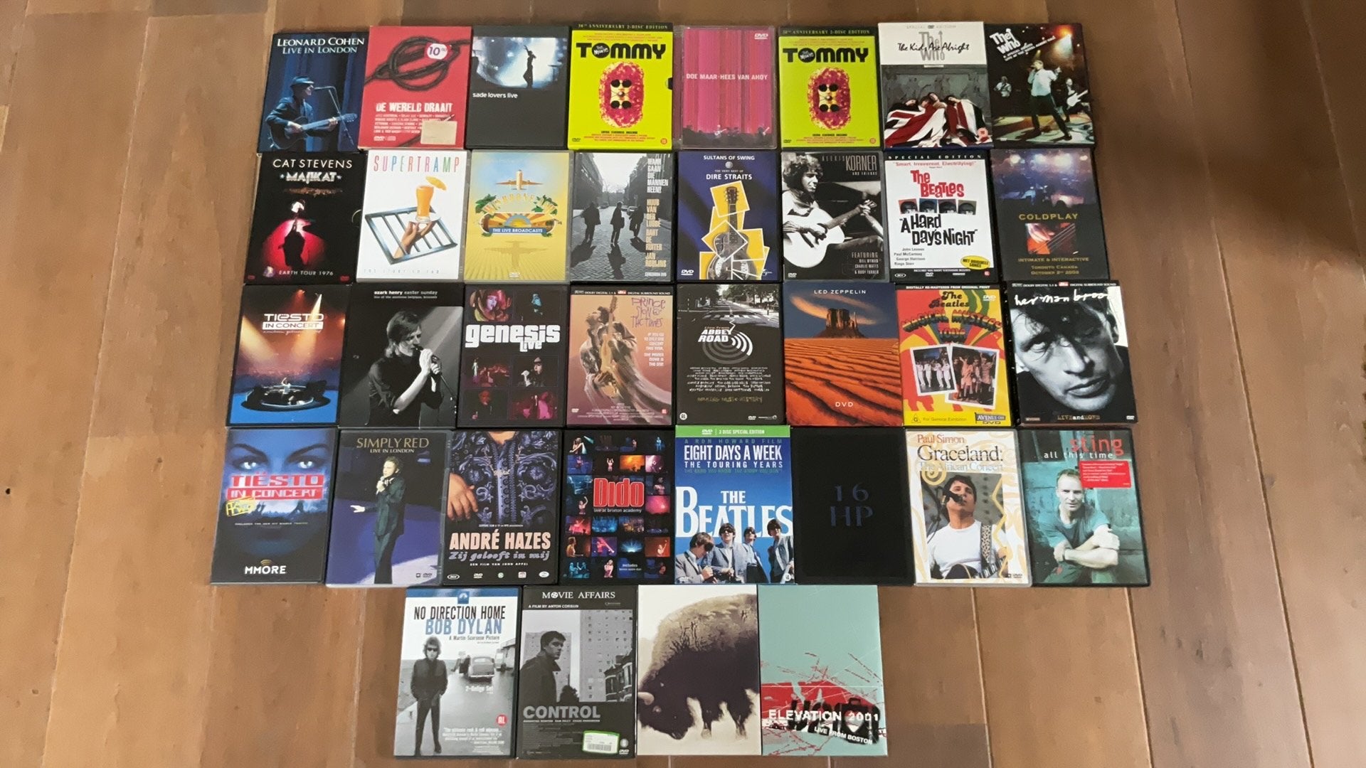 Mooie partij muziek dvd’s voor 2 euro per stuk., Alle leeftijden, Ophalen of Verzenden, Zo goed als nieuw