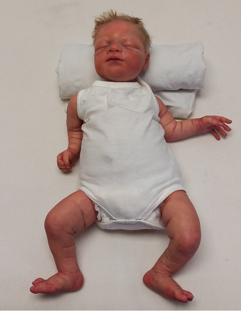Realistische Reborn Babypop - Levensecht, Gebruikt, Ophalen of Verzenden, Levensecht of Reborn, Onbekend