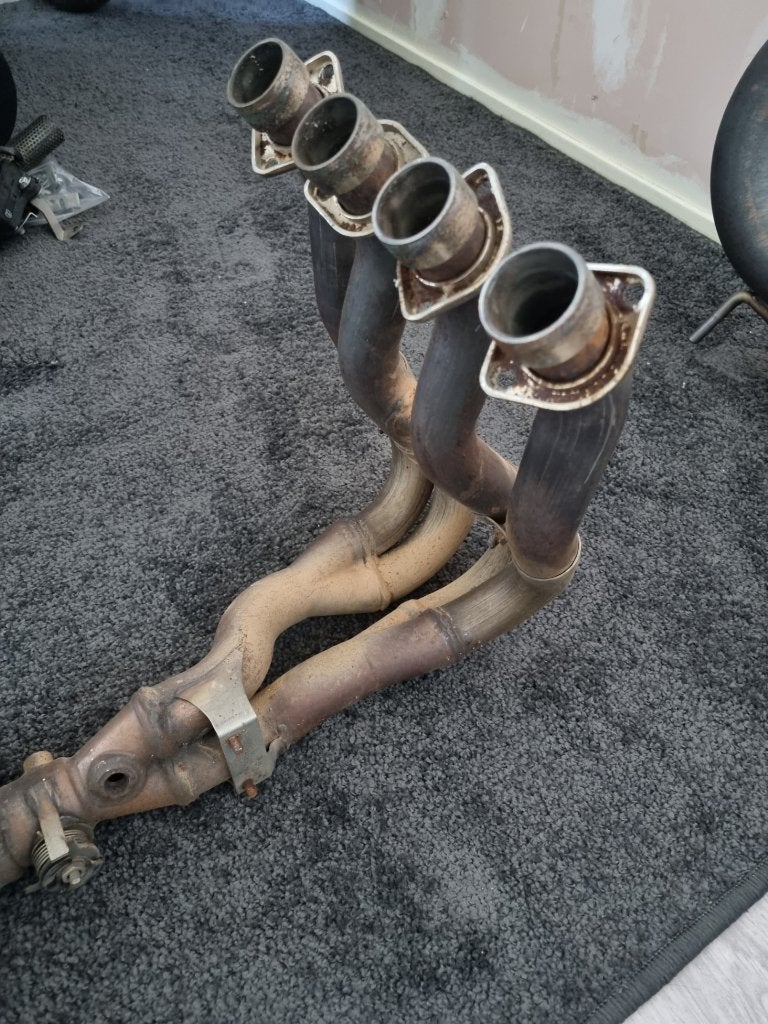 Uitlaat origineel Suzuki GSXR 750 K8, Motoren, Onderdelen | Suzuki, Ophalen of Verzenden, Gebruikt