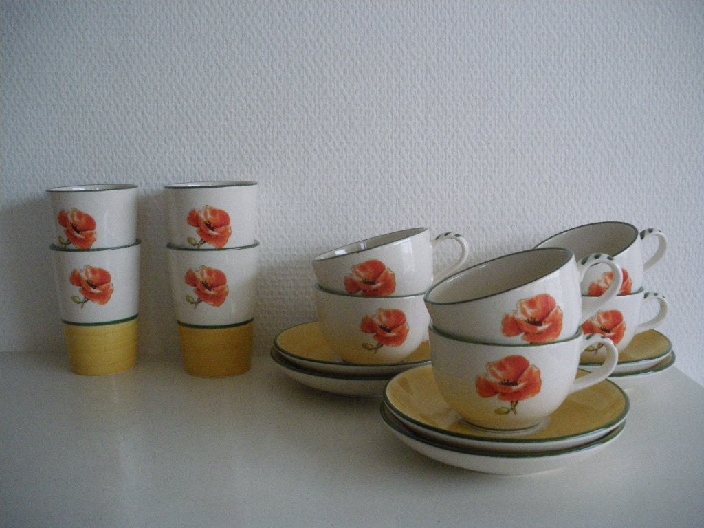 Zeller servies, KLAPROZEN, Overige merken, Ophalen of Verzenden, Zo goed als nieuw, Bord(en)