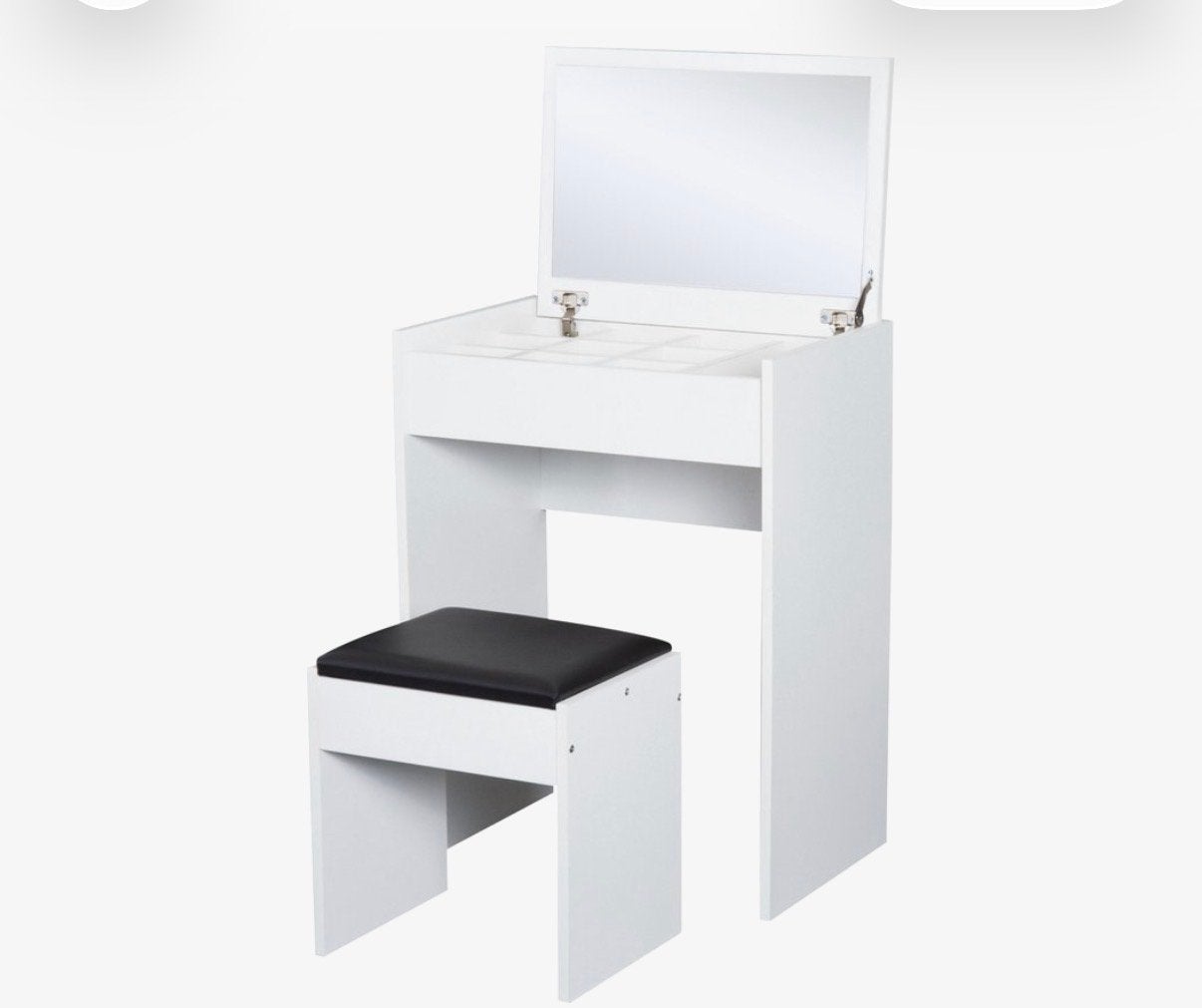 Makeup tafel met krukje, Ophalen of Verzenden, Zo goed als nieuw, 50 tot 100 cm, Minder dan 100 cm