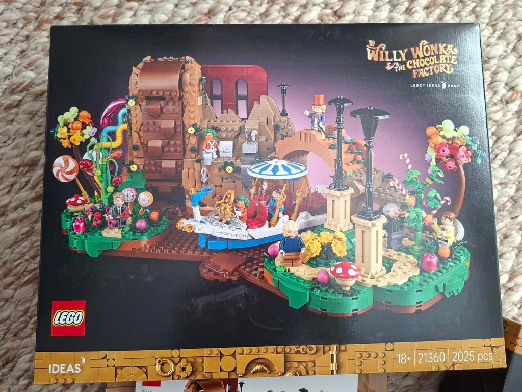 LEGO Ideas 21360 Willy Wonka en de Chocoladefabriek, Ophalen, Lego, Ideas, Zo goed als nieuw