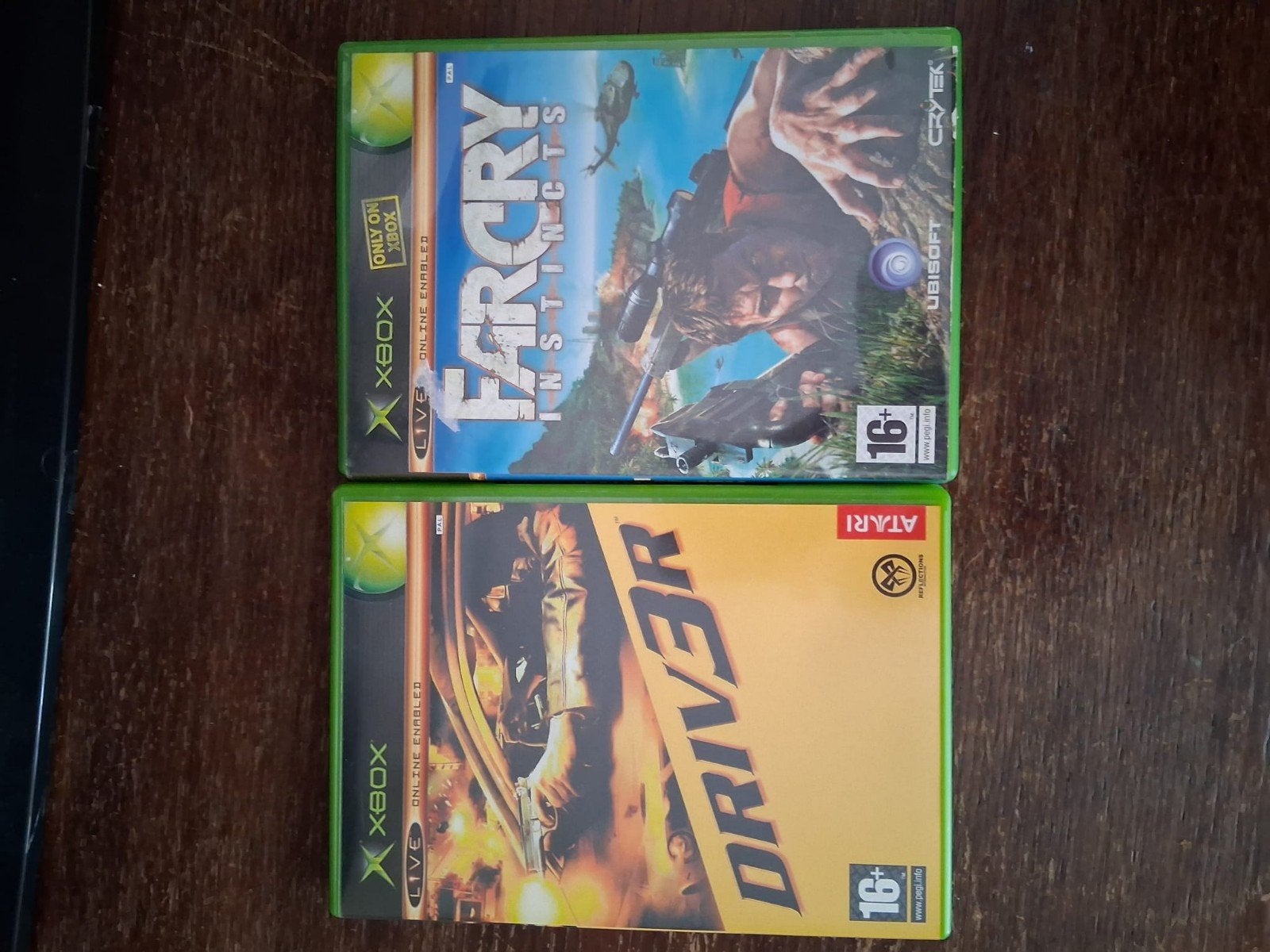 Xbox original driv3r en farcry instincts, 1 speler, Ophalen, Avontuur en Actie, Vanaf 18 jaar
