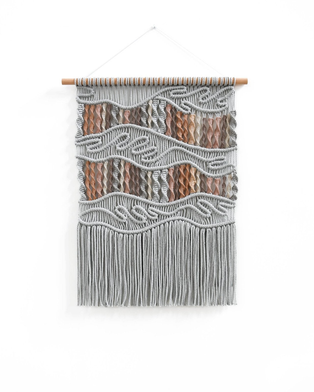 Wandkleed Silver Beach, Meerkleurig, Wandkleed, Nieuw, 100 cm