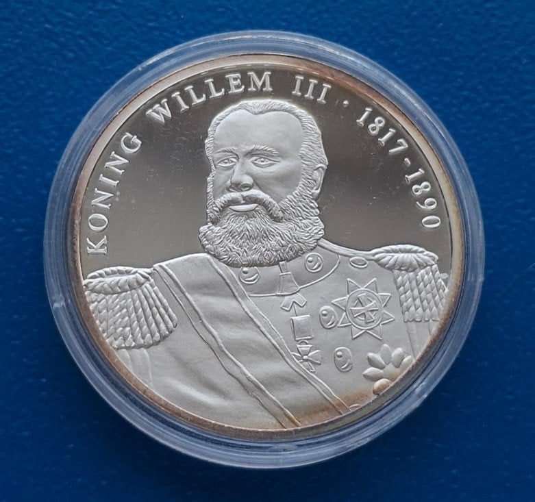 Penning Koning Willem III - Nederlandse Regenten 2001, Verzenden, Overige materialen, Nederland