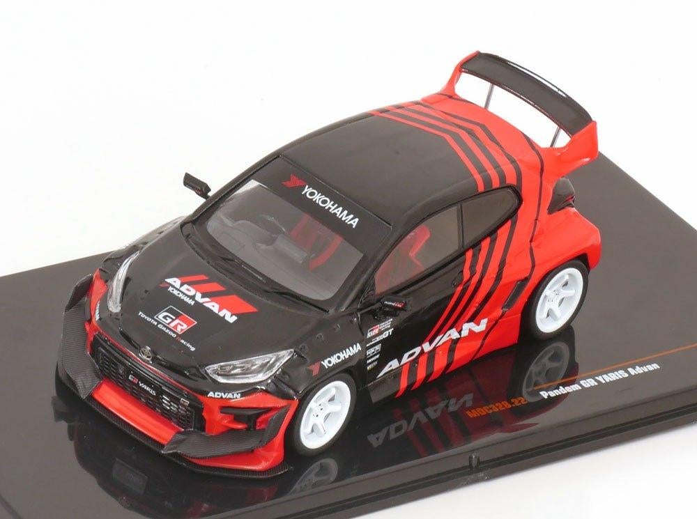 Toyota GR Yaris Pandem Advan, 1/43, IXO, Overige merken, Auto, ., IXO