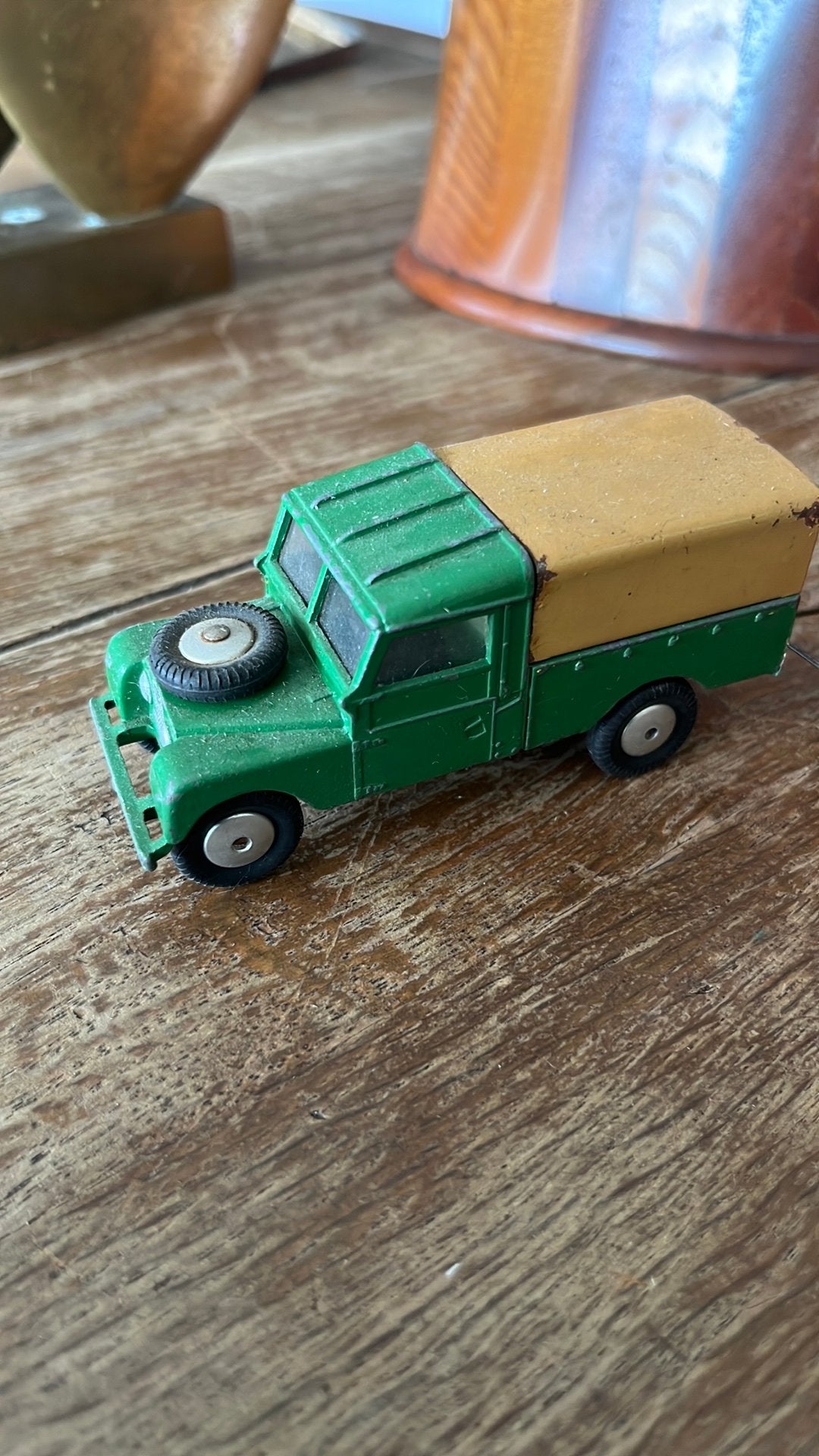 Oude Corgi Toys Land Rover 109 met Rice Pony Trailer, Ophalen of Verzenden