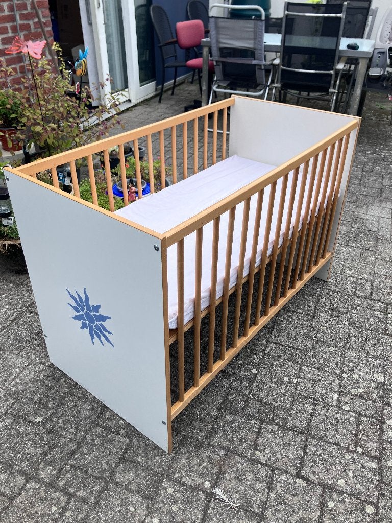 babybedje met matras, Ophalen, Gebruikt, Ledikant