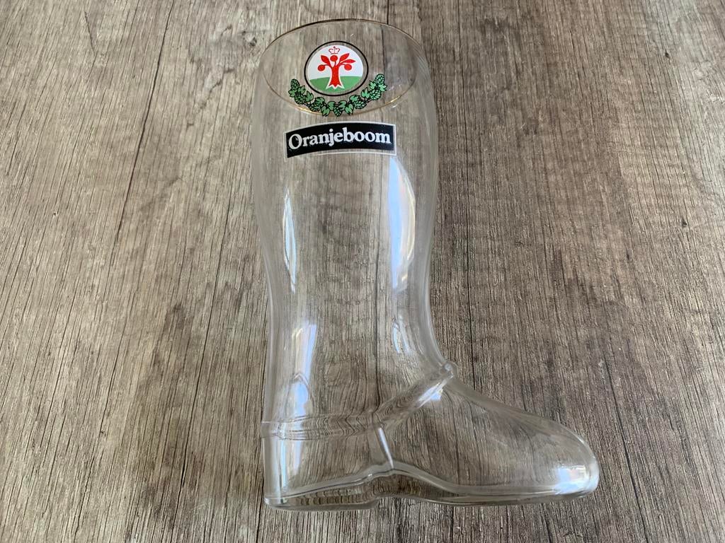 Oranjeboom Bierlaars Glas - Uniek Verzamelobject, Verzamelen, Ophalen of Verzenden, Zo goed als nieuw