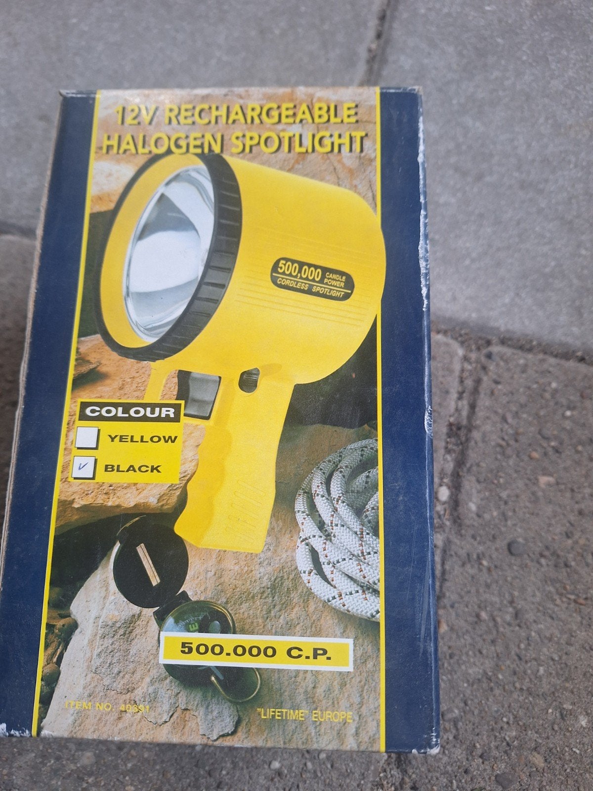 12V Oplaadbare Halogeen Schijnwerper, Ophalen of Verzenden