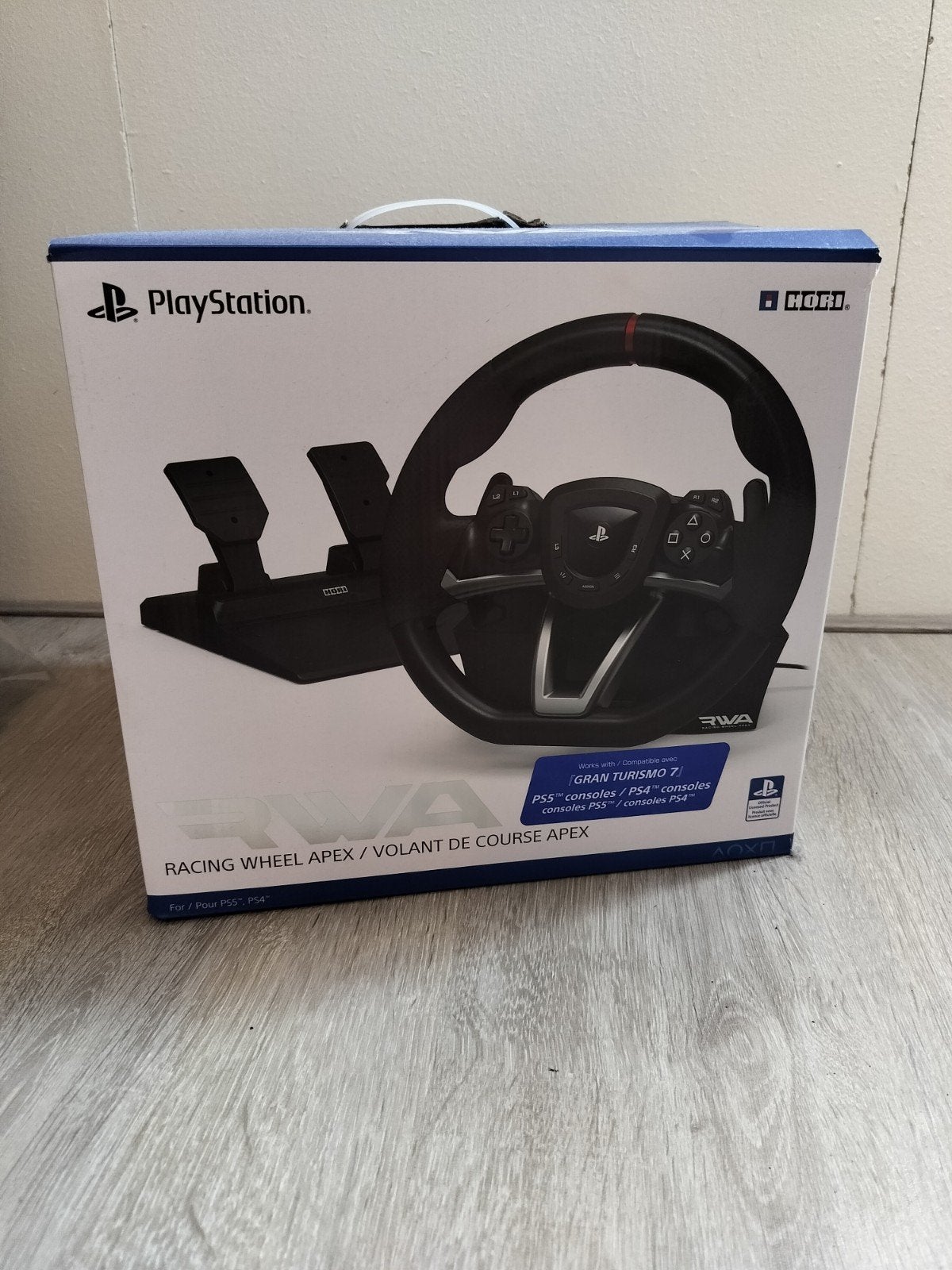 PlayStation racing wheel apex hori zgan, Ophalen, Zo goed als nieuw, Stuur of Pedalen, PlayStation 4
