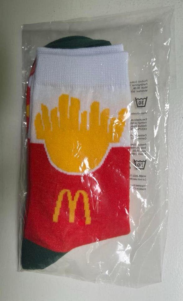 Nieuwe McDonald's sokken, maat 36-39, Ophalen of Verzenden, Nieuw, Gebruiksvoorwerp