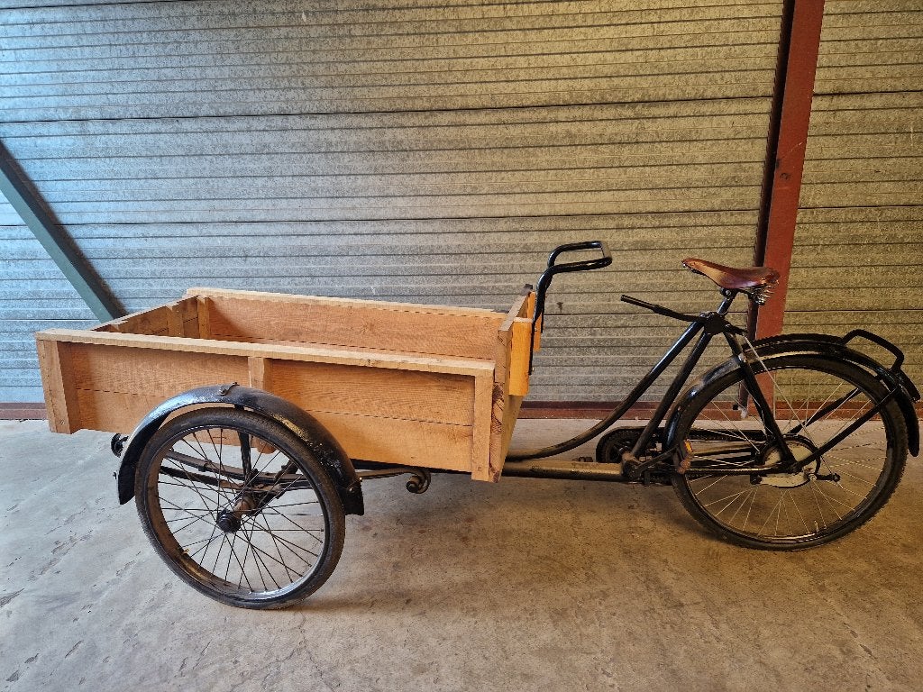 Gerestaureerde authentieke bakfiets, Trommelrem, Ophalen, Overige merken, 1 kind