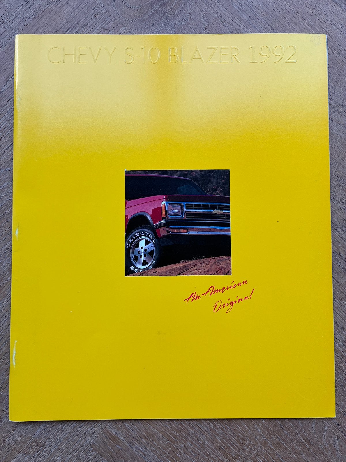1992 Chevy S-10 Blazer brochure, Verzenden, Zo goed als nieuw, Chevrolet