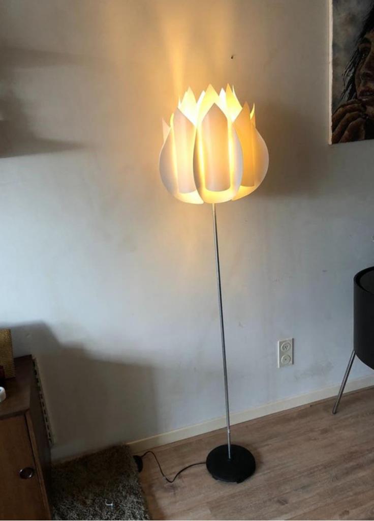 Vinrage IKEA Knappa Tulpan vloerlamp - Brylle & Jacobsen, Huis en Inrichting, Lampen | Vloerlampen, Ophalen, Zo goed als nieuw