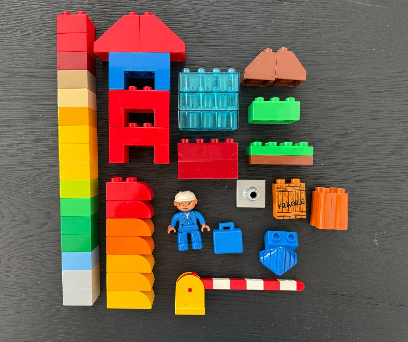 Duplo bouwstenen en figuur, Inclusief minifiguren, Gebruikt, Ophalen of Verzenden, Duplo