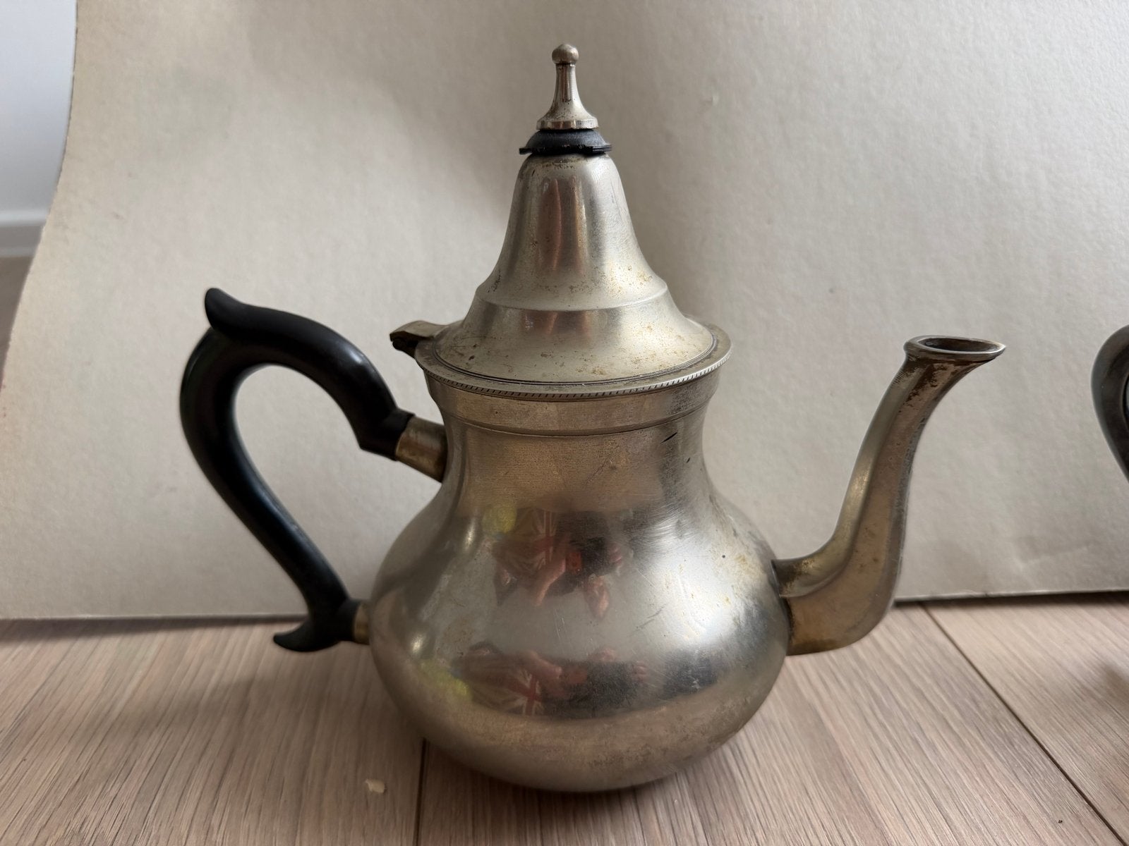 Antieke Marokkaanse theepot - verzilverd, Antiek en Kunst, Ophalen