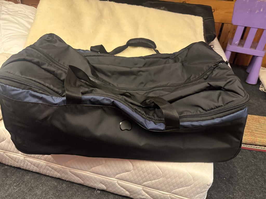 Grote Delsey trolley tas, Zwart, Ophalen of Verzenden, 60 tot 80 cm, 35 tot 55 cm
