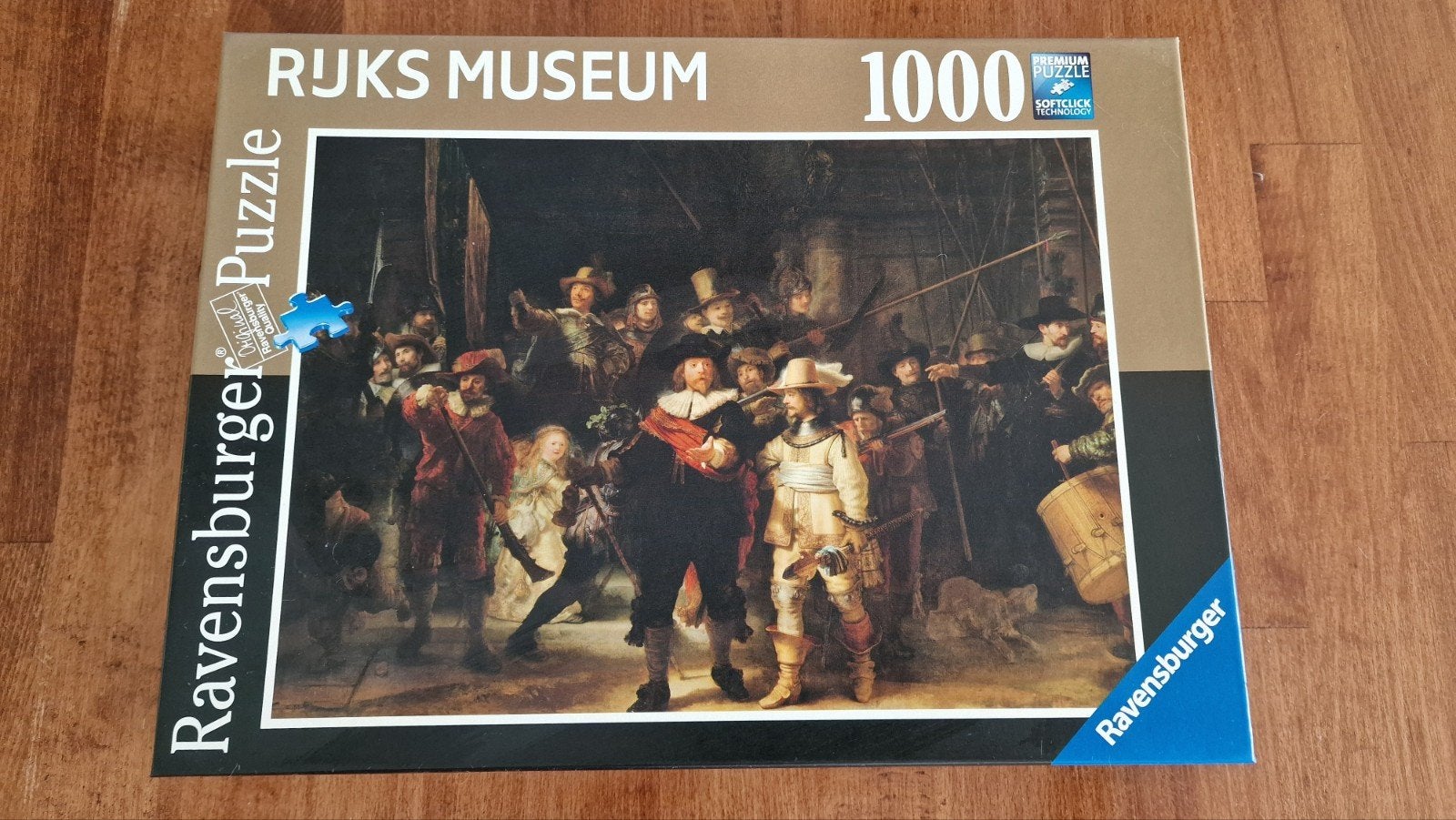 Rembrandt De Nachtwacht 1000 stukjes puzzel, Ophalen of Verzenden, Zo goed als nieuw