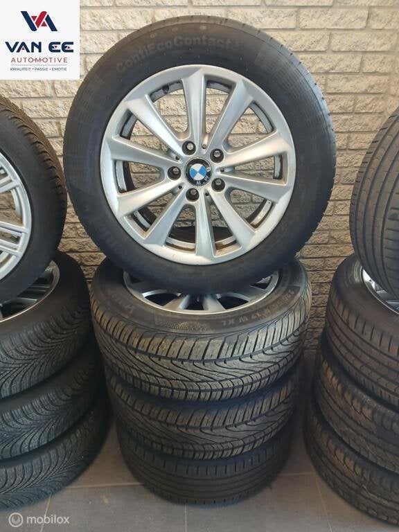 BMW Styling 236 OEM Velgen set 17 inch | Goede zomerbanden, BMW Styling 236, Gebruikt, Banden en Velgen, 17 inch