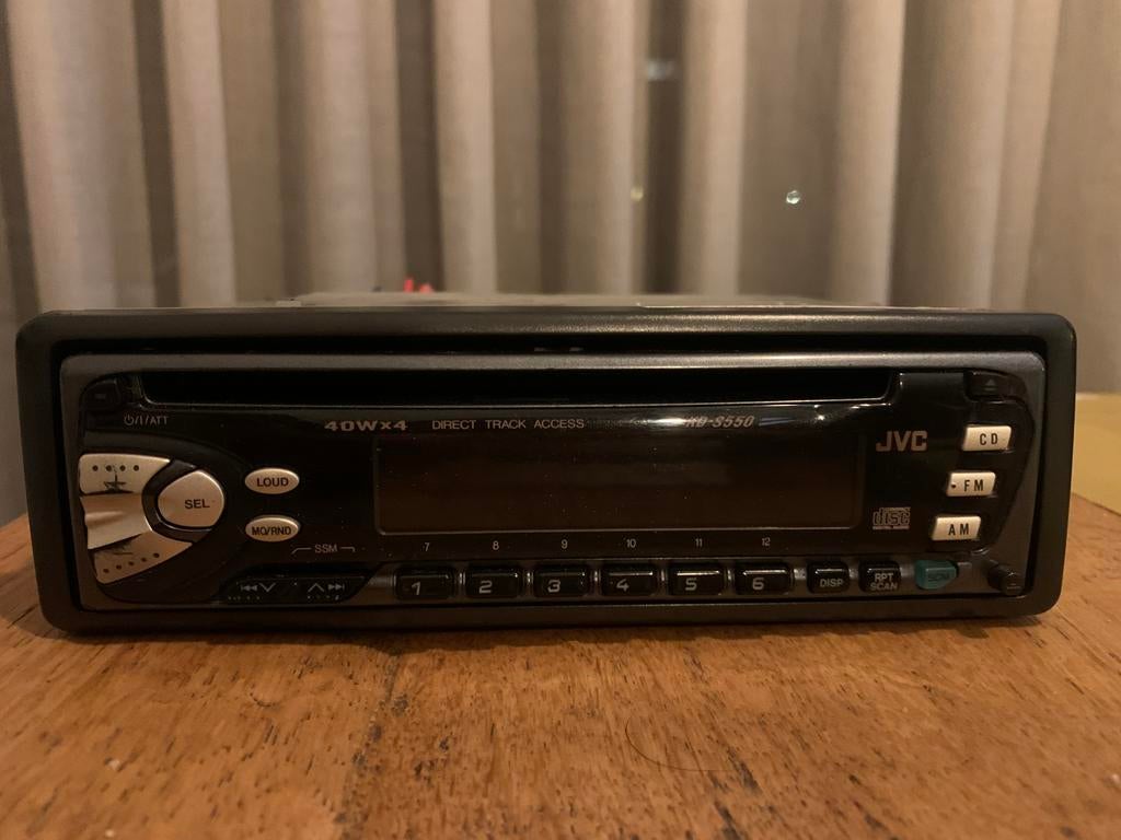 JVC KD-S550 autoradio CD speler 4x 40 Watt, Ophalen of Verzenden, Gebruikt
