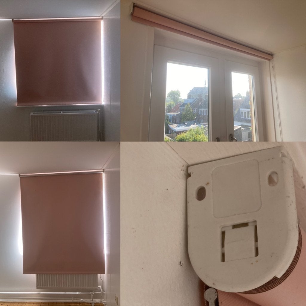 roze verduisterend rolgordijn lengte 1.65 breedte 1.35 meter, Huis en Inrichting, Stoffering | Gordijnen en Lamellen, Overige materialen