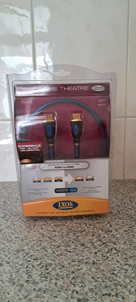 IXOS Studio HDMI naar HDMI kabel - 1.0 meter, Ophalen, Nieuw, Minder dan 2 meter, HDMI-kabel