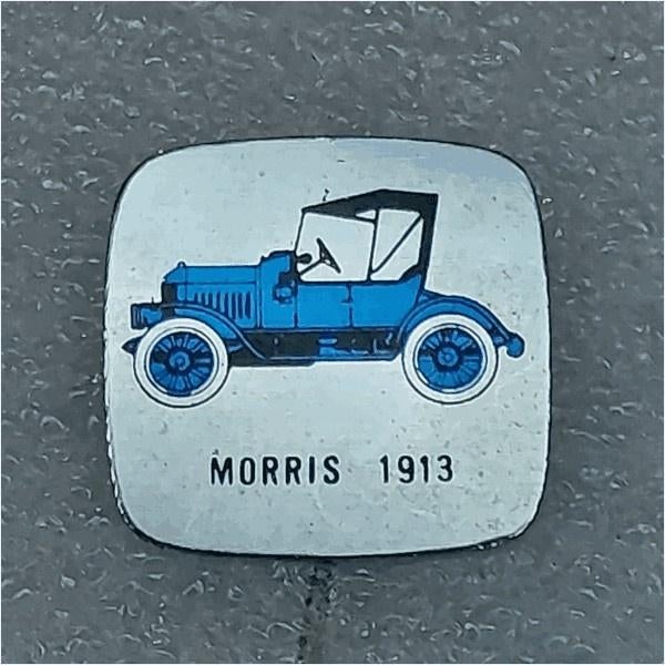 SP0864 Speldje Morris 1913 Blauw, Verzamelen, Speldjes, Pins en Buttons, Ophalen of Verzenden, Gebruikt, Overige onderwerpen