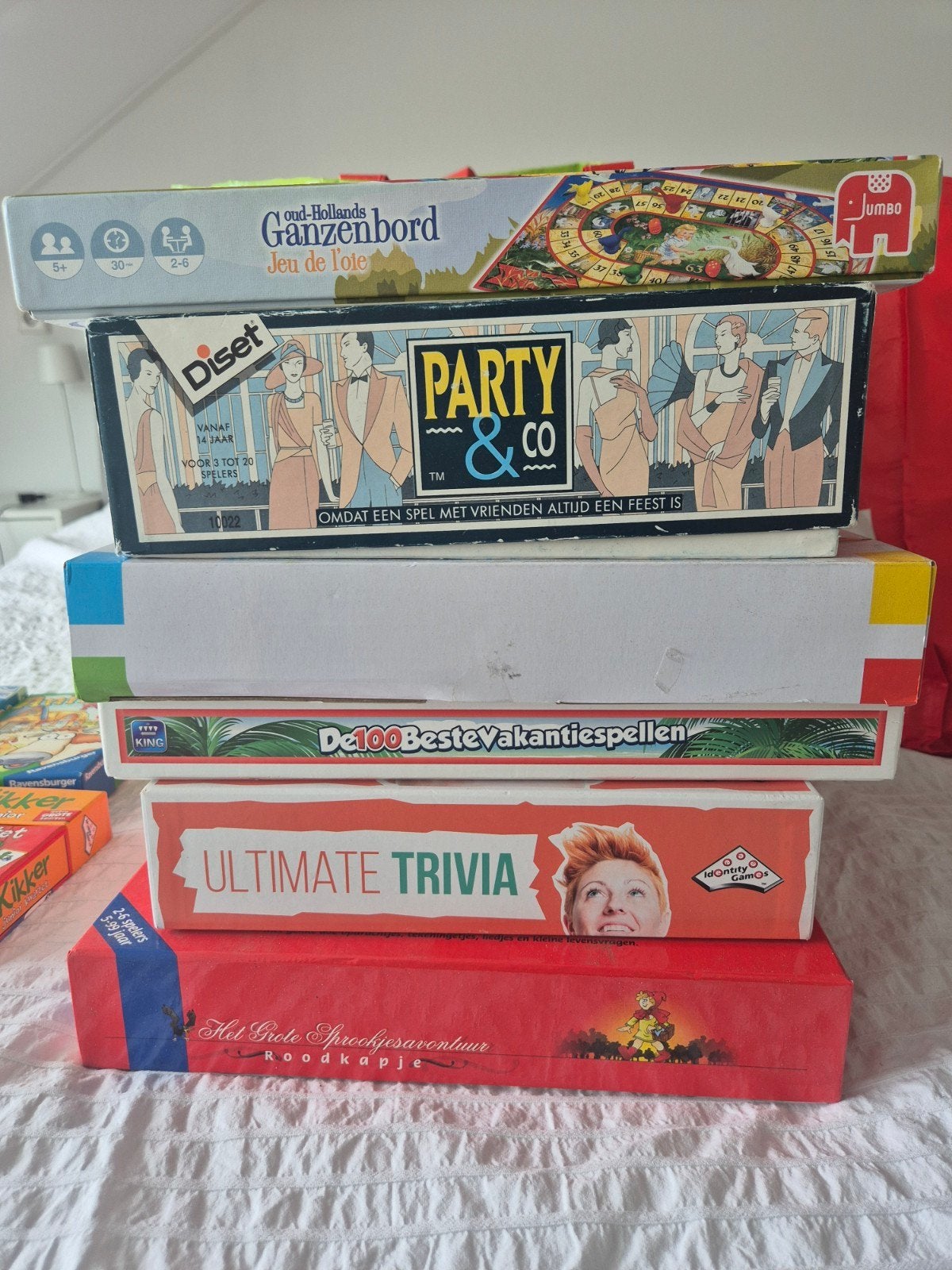 Spelletjes, Ophalen