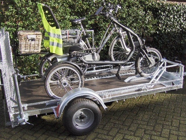 te koop aanhanger  voor driewielfiets of scootmobiel, Ophalen of Verzenden, Nieuw, Overige merken