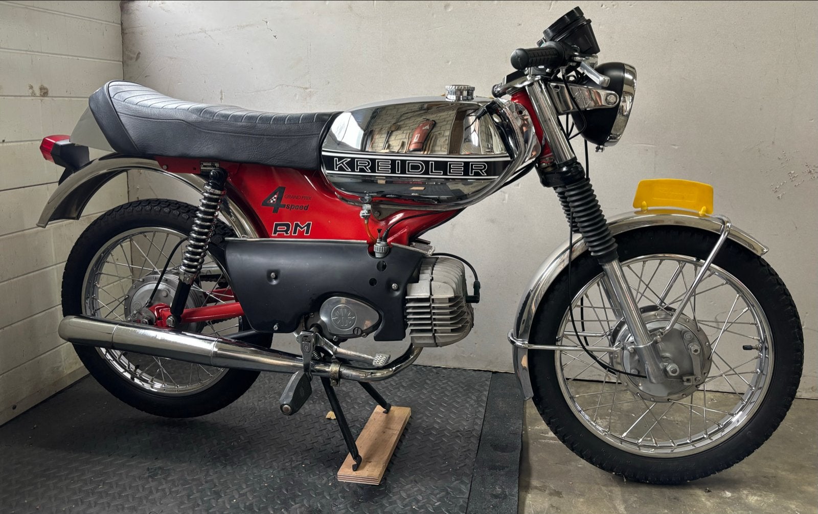 Kreidler RM met brommer kenteken, gereviseerd blok, Fietsen en Brommers, Brommers | Kreidler, Ophalen, Overige modellen, 60 cc