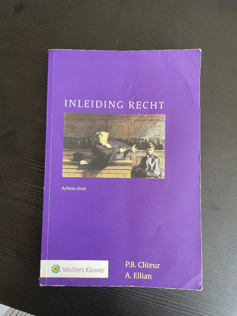 Inleiding Recht, Boeken, Ophalen of Verzenden, Alpha, Gelezen, WO