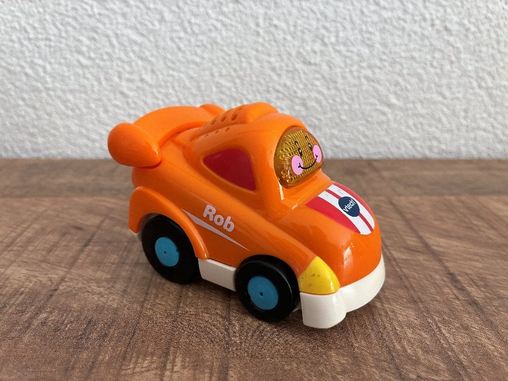 Vtech Toet Toet auto's Rob Raceauto in PRIMA staat., Ophalen of Verzenden, Gebruikt, 2 tot 4 jaar