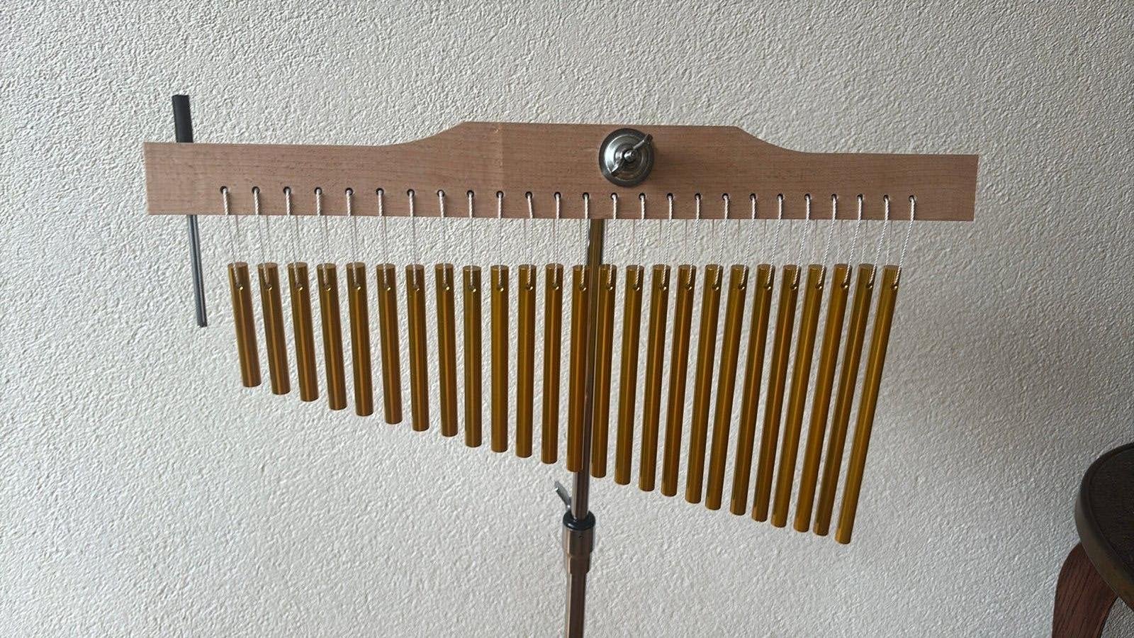 bar chimes / 25 klankstaven / heldere en twinkelende sound, Ophalen of Verzenden, Zo goed als nieuw, Melodische percussie