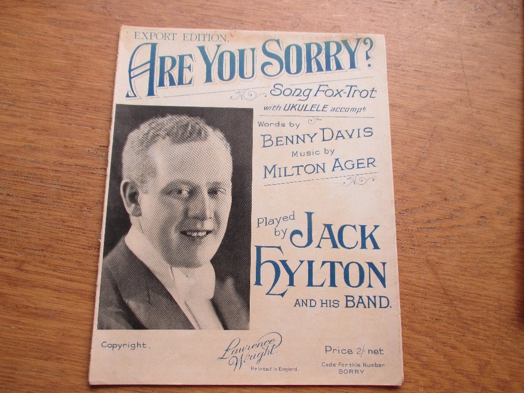 ARE YOU SORRY?, Ophalen of Verzenden, Gebruikt, Artiest of Componist, Populair