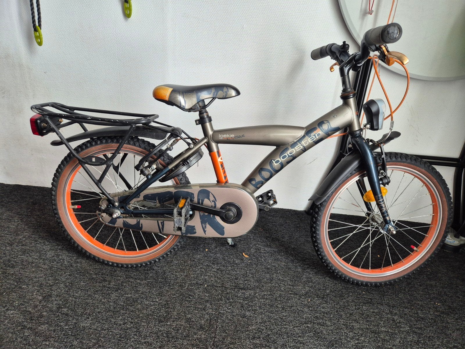 18 inch jongensfiets Loekie Booster - Gebruikt, Minder dan 49 cm, Ophalen, Gebruikt, Overige merken
