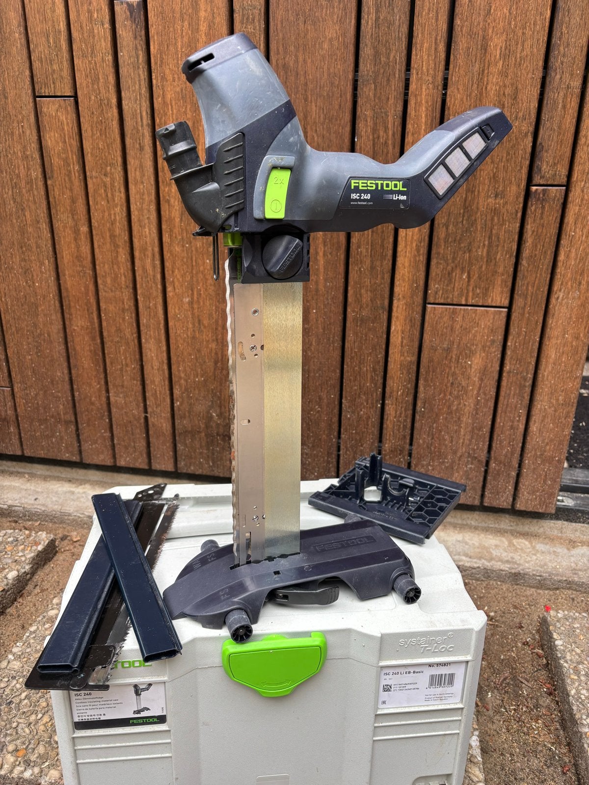 Festool ISC 240 basic Isolatiezaag met Systainer, 70 mm of meer, Overige typen, Ophalen of Verzenden, Zo goed als nieuw
