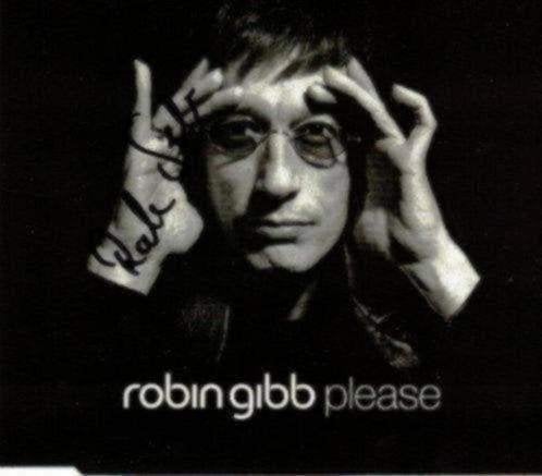 CD: Robin Gibb (Bee Gees) – Please (ZGAN) GESIGNEERD, Ophalen of Verzenden, Zo goed als nieuw