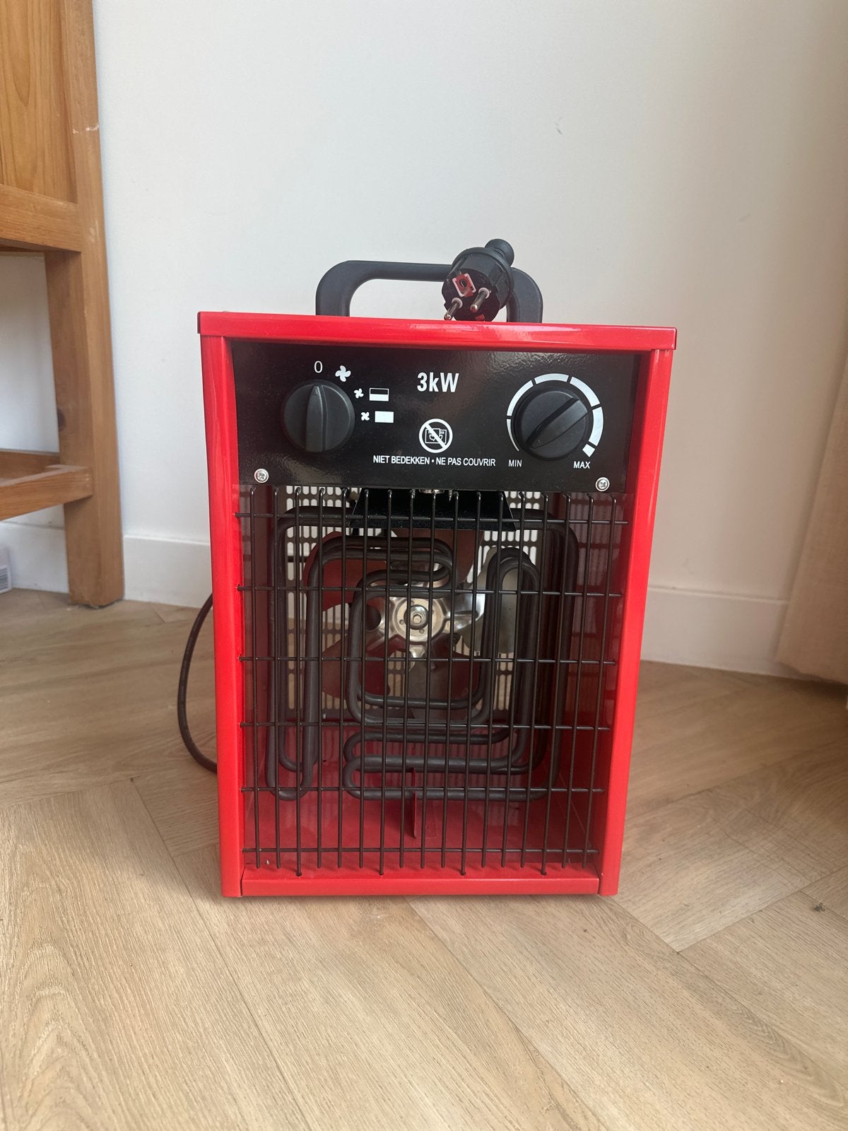 ZGAN: Handson kachel/elektr. verwarming - 3000W -, Ophalen of Verzenden, Zo goed als nieuw