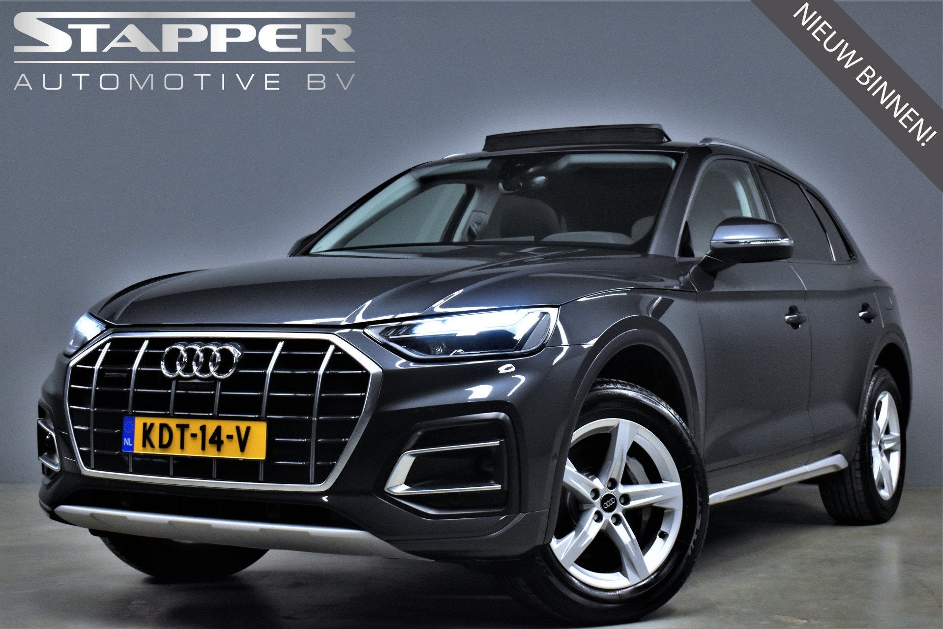 Audi Q5 50 TFSI e 299pk Advanced Edition 1e Eig Dealer OH Pa, Automaat, Stof, Gebruikt, 4 cilinders