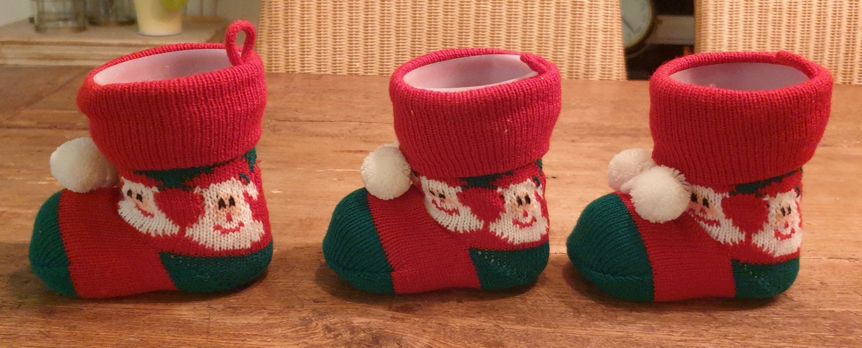 3 Vintage Kerst laarsjes, Ophalen of Verzenden, Nieuw