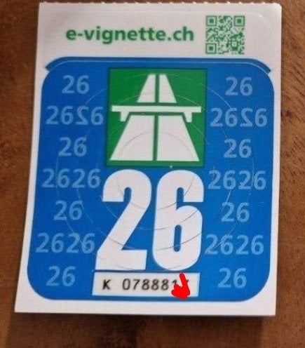 vignet Zwitserland  27.50, Drie personen of meer