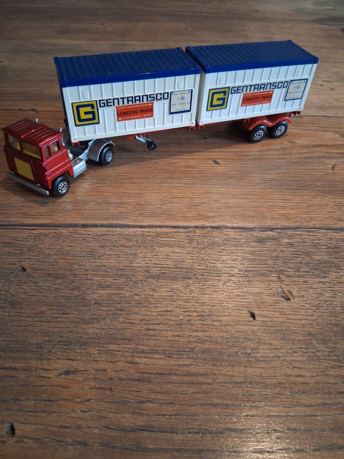 gentransco Matchbox Super Kings K-17 Scammell Crusader Conta, Hobby en Vrije tijd, Ophalen of Verzenden, Auto, Matchbox