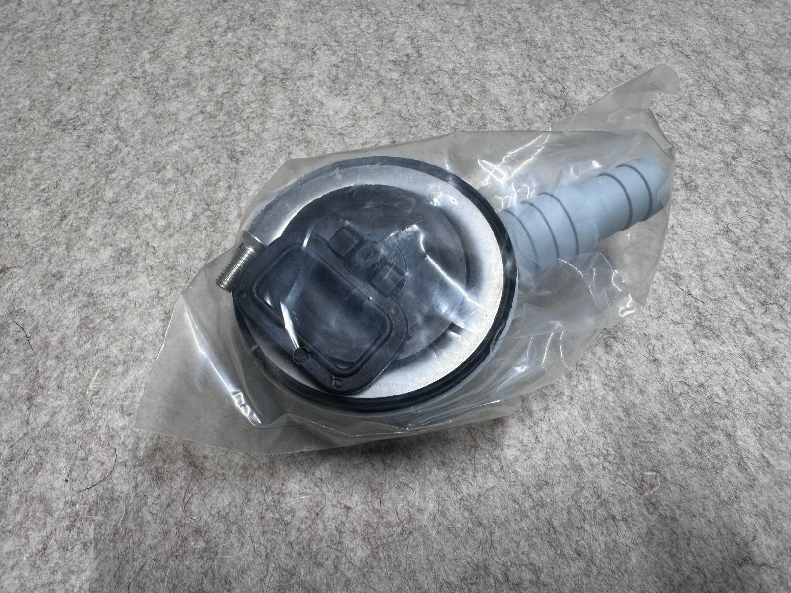 RVS wasbak Ø 265 mm met afvoerplug - Camper/Caravan/Boot, Caravans en Kamperen, Verzenden, Zo goed als nieuw