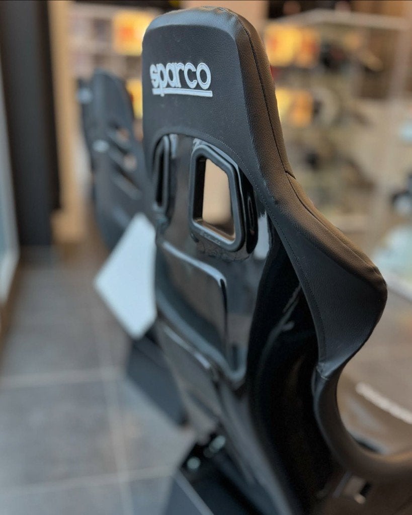 Sparco QRT-R Kuipstoel Sportstoel Racestoel FIA Sky leder, Ophalen of Verzenden