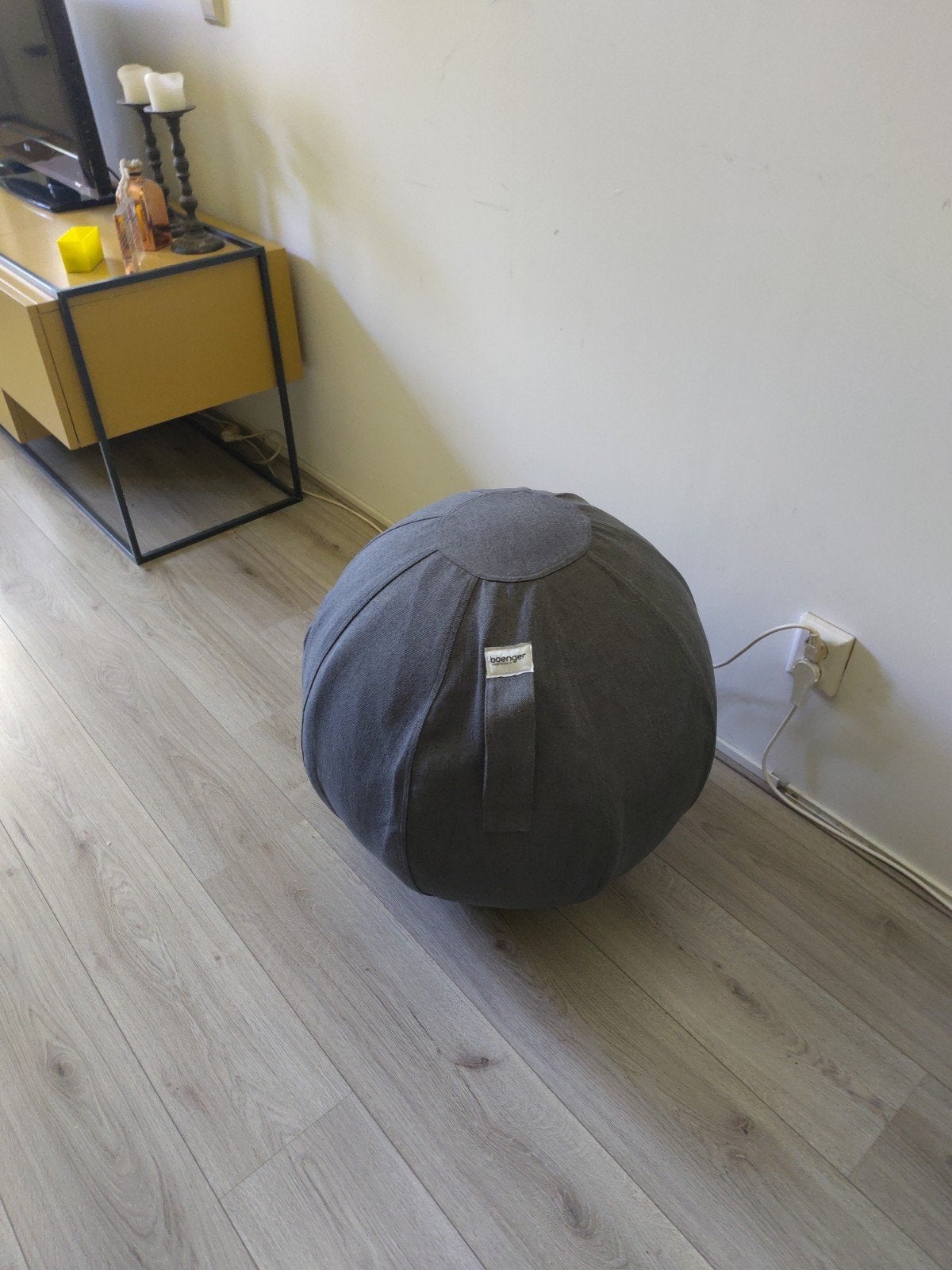 Baenger fitnessbal 65 cm incl pomp, Ophalen, Zo goed als nieuw, Fitnessbal