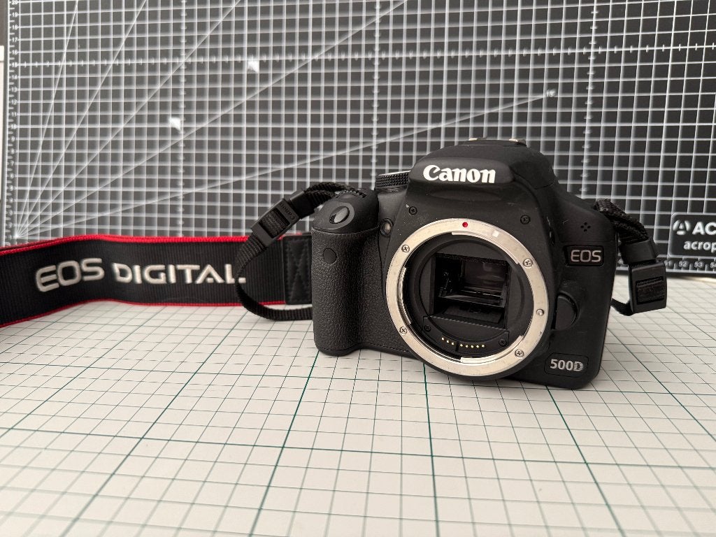 Canon Fotocamera EOS 500D met 2 Lenzen, Audio, Tv en Foto, Fotocamera's Digitaal, Ophalen, Spiegelreflex, Canon, Beeldstabilisatie
