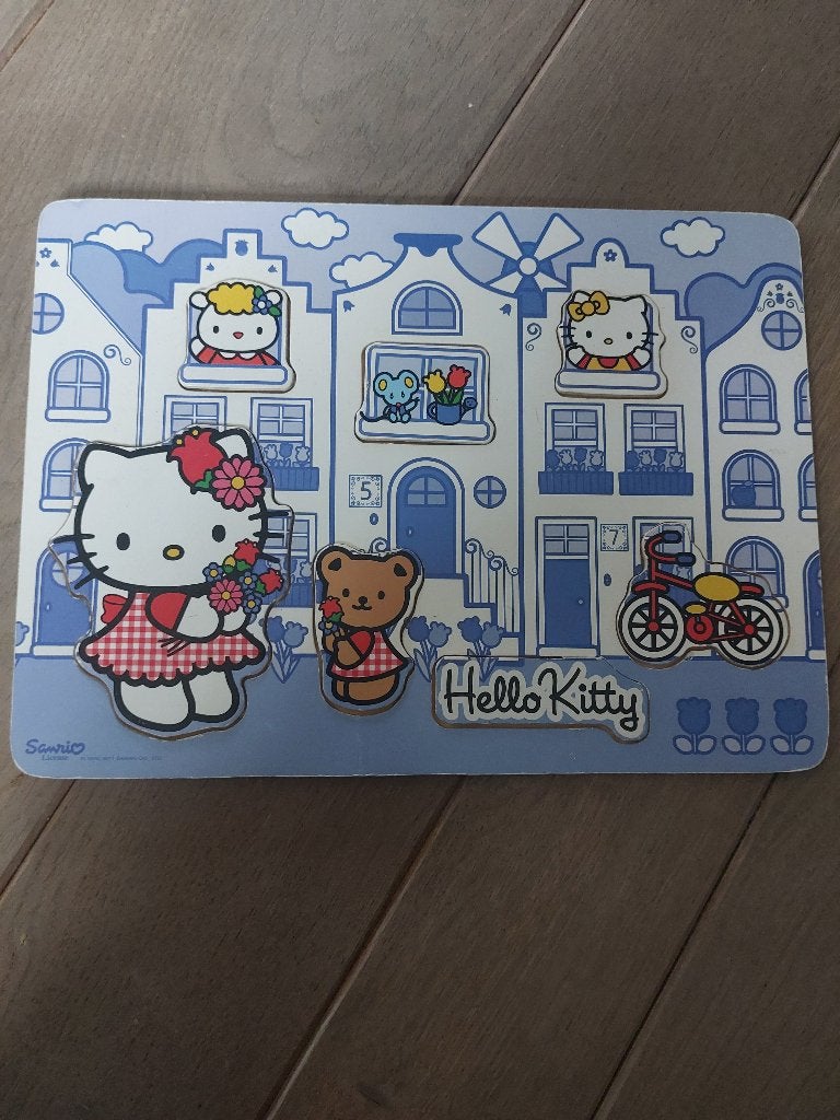 Hello Kitty legpuzzel, Ophalen of Verzenden, 10 tot 50 stukjes, Zo goed als nieuw, 2 tot 4 jaar