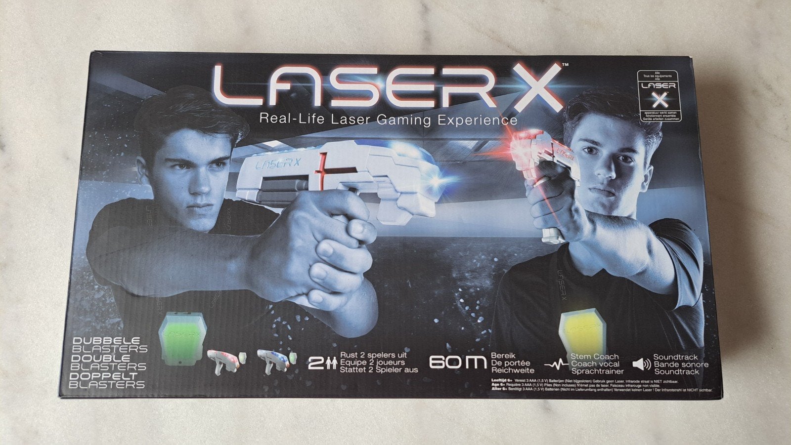Laser X Double Blasters - lasergame set - nieuwstaat, Kinderen en Baby's, Speelgoed | Buiten | Actiespeelgoed, Ophalen of Verzenden